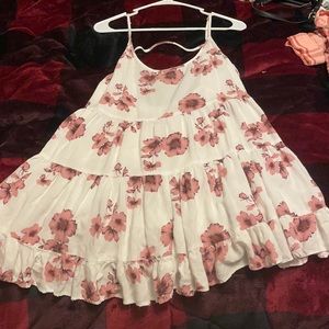 Cute white dress with flowers